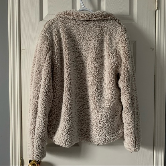 Pale Mauve Teddy Jacket - Picture 5 of 6